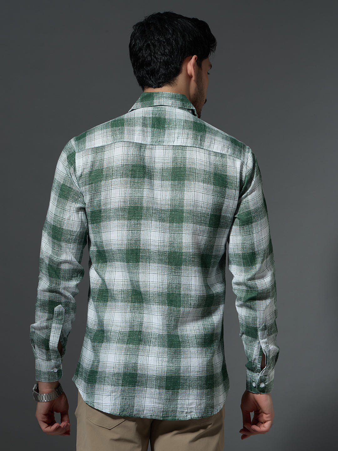 Green Check Flannel Shirt
