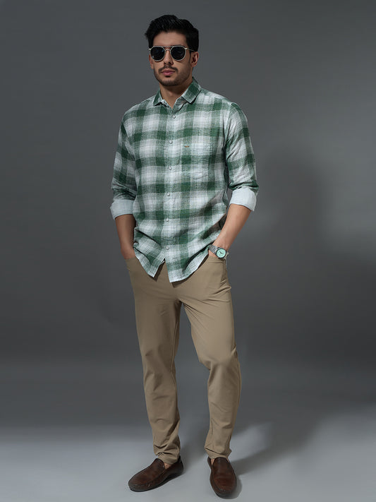 Green Check Flannel Shirt